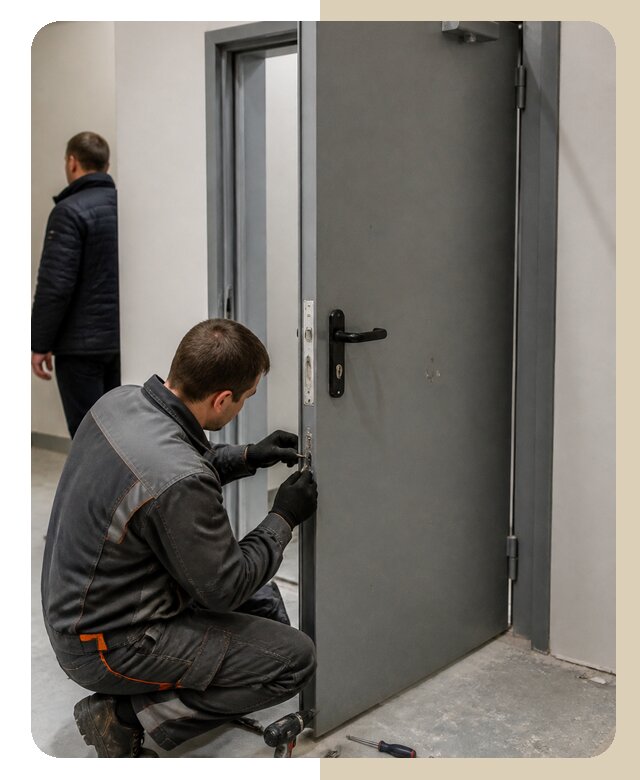 Ремонт противопожарной двери в Хабаровске по цене 6687 р. | ДвериЛегко-Хбр